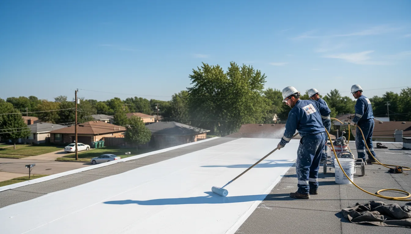 Commercial roof coating in Britt, IA near me